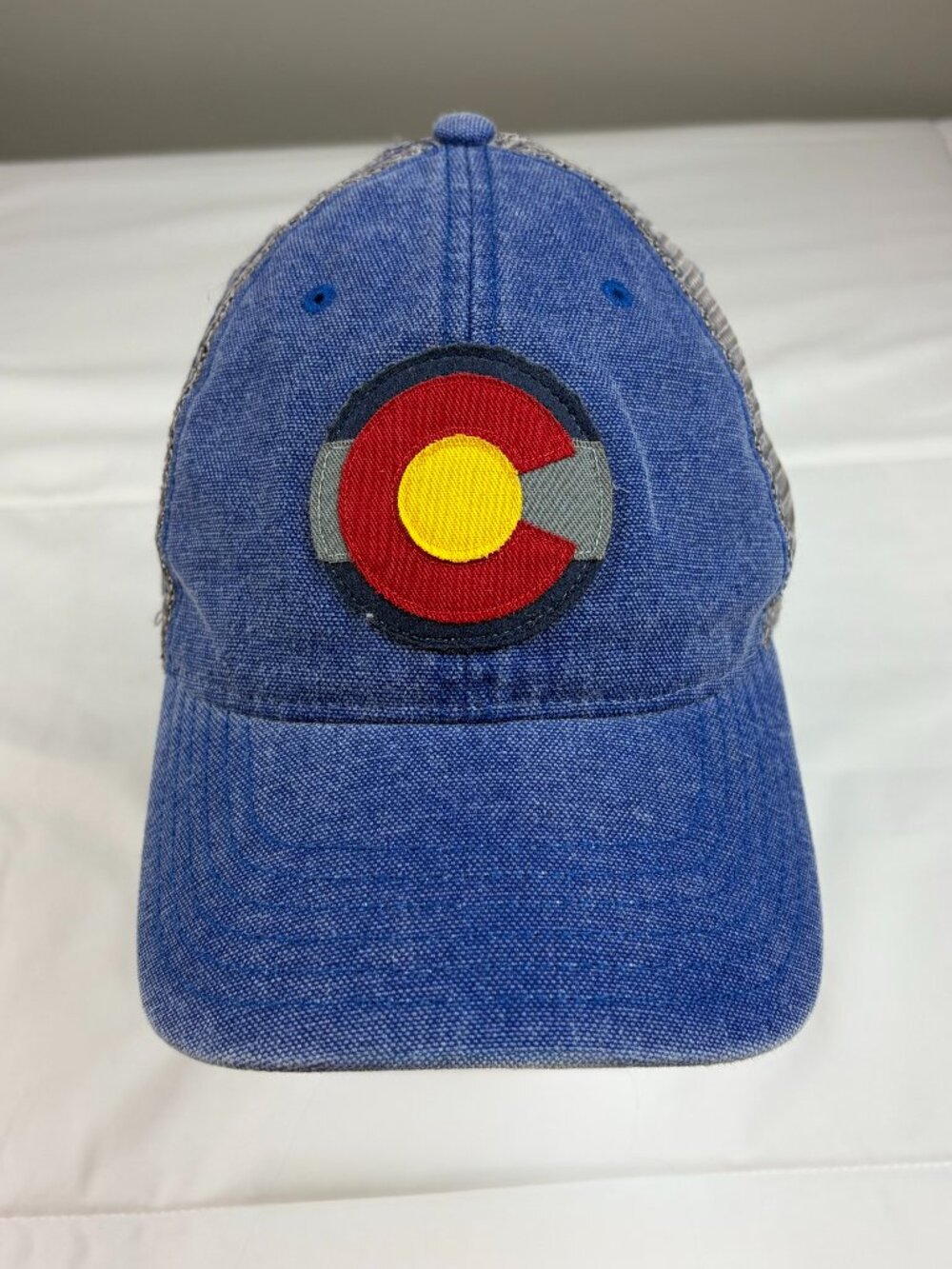 Legacy Vintage Wash Colorado Trucker Snap Back Hat With Mesh Back OSFA